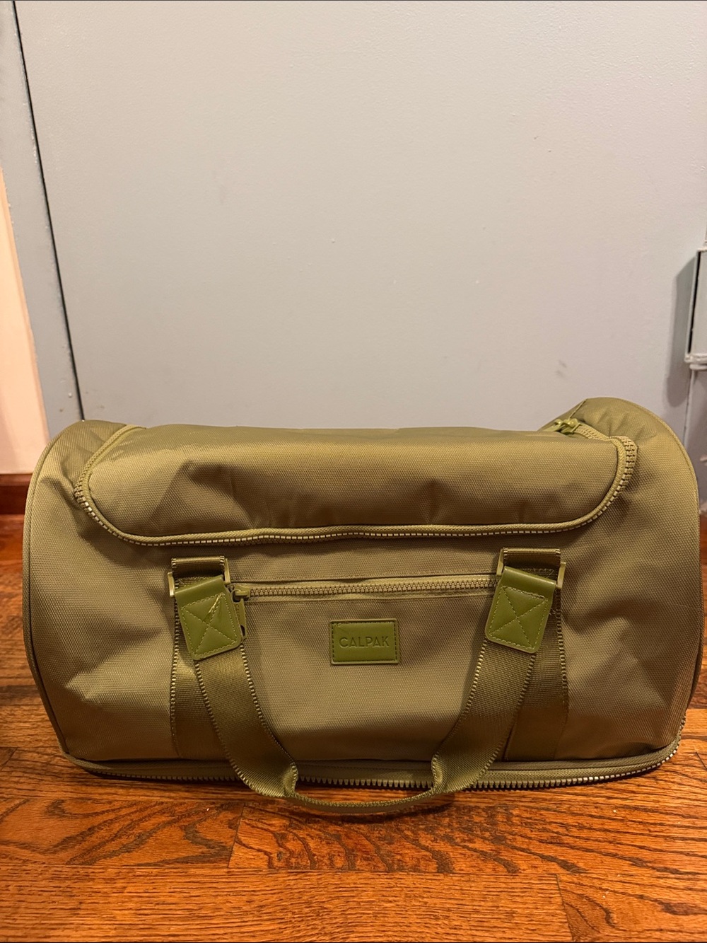 Calpak Green Travel Duffel Bag